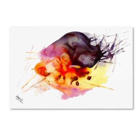 Mako 'Abstract 10' Canvas Art,16x24
